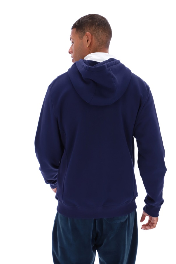 Lucian Essential Hoodie With Ribbed Side Panels Fila