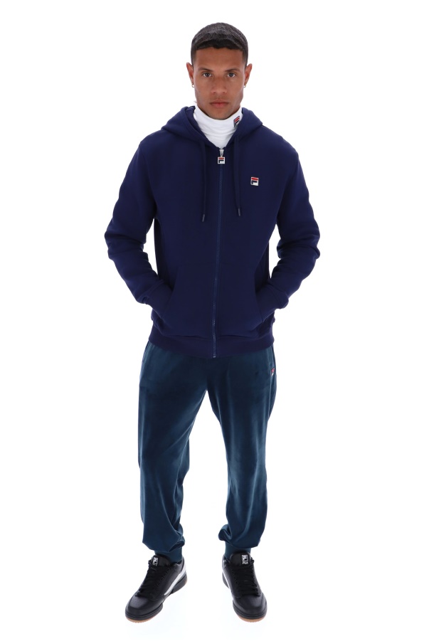 Lucian Essential Hoodie With Ribbed Side Panels Fila