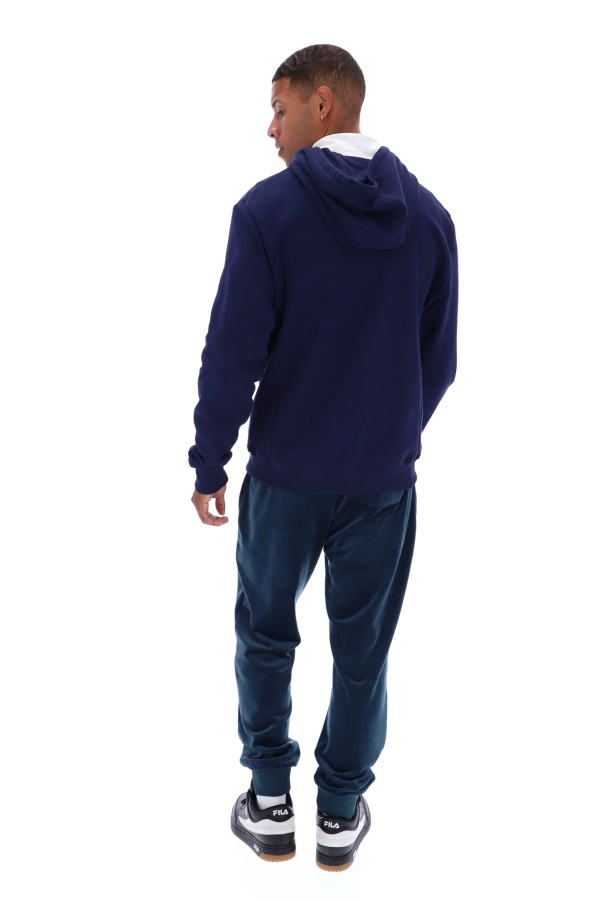 Lucian Essential Hoodie With Ribbed Side Panels Fila