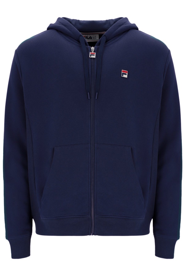 Lucian Essential Hoodie With Ribbed Side Panels Fila