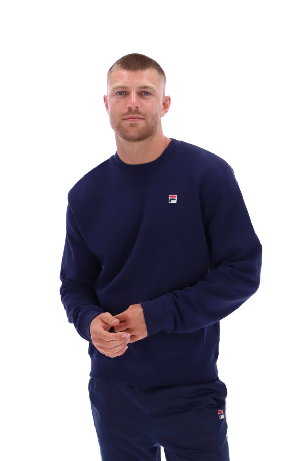 Fila Luka Essential Crew With Ribbed Side Panels