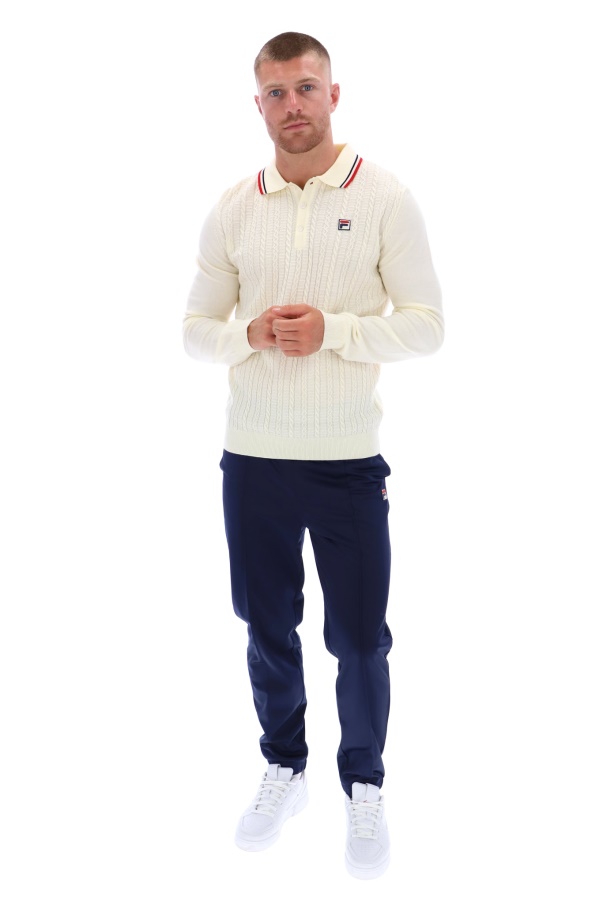 Platon Cable Knit Polo Fila