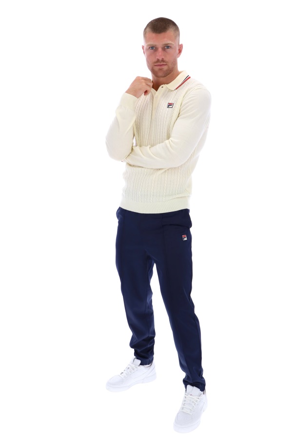 Platon Cable Knit Polo Fila
