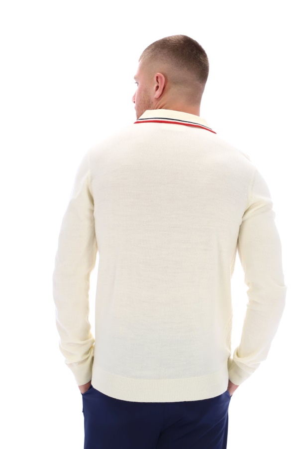 Platon Cable Knit Polo Fila