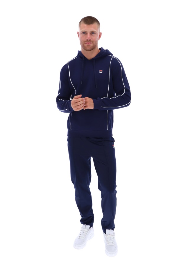 Steven Fleece Hoodie With Piping Fila