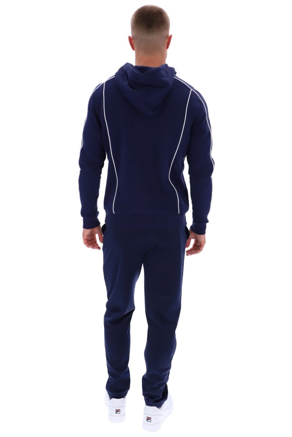 Steven Fleece Hoodie With Piping Fila