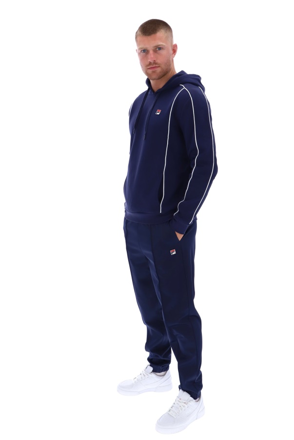 Steven Fleece Hoodie With Piping Fila