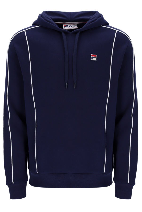 Steven Fleece Hoodie With Piping Fila
