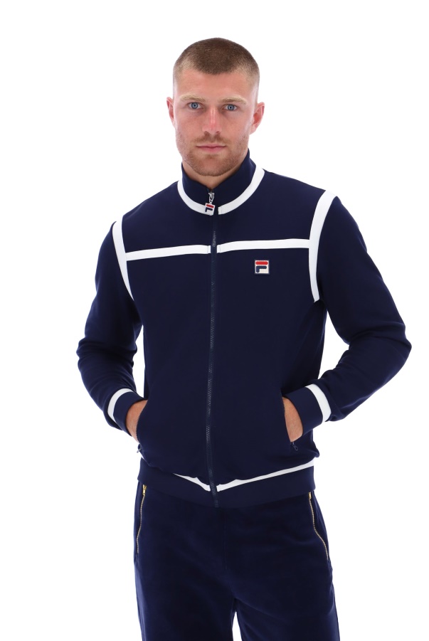 Fila Nate Laid On Stripe Track Jacket