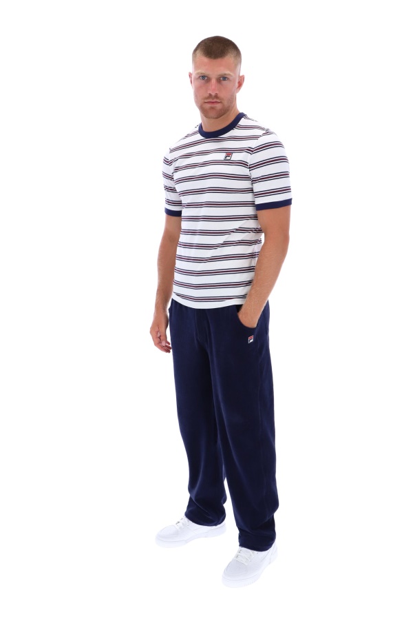 Fila Santiago Ringer Tee With Heritage Stripe