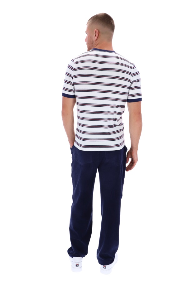 Fila Santiago Ringer Tee With Heritage Stripe