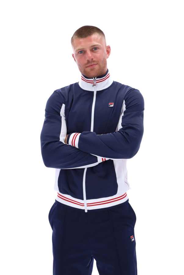 Manne Settanta Inspired Fashion Zip Top Fila