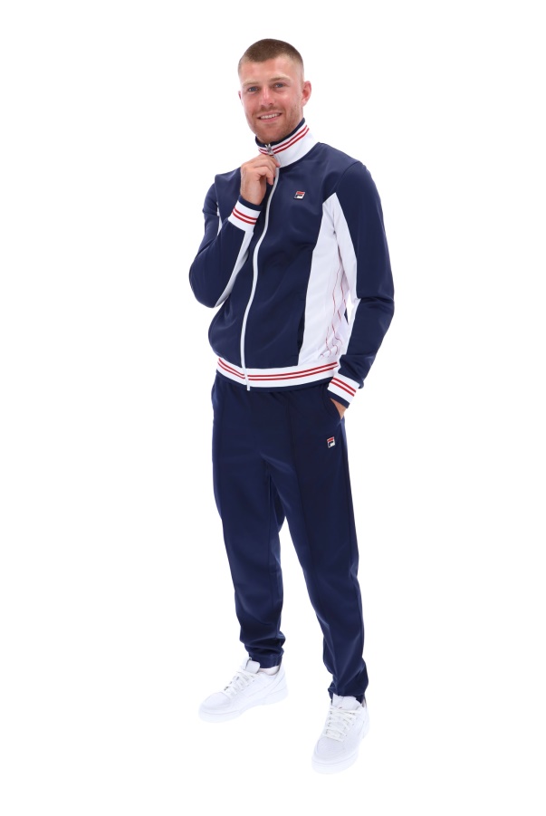 Manne Settanta Inspired Fashion Zip Top Fila