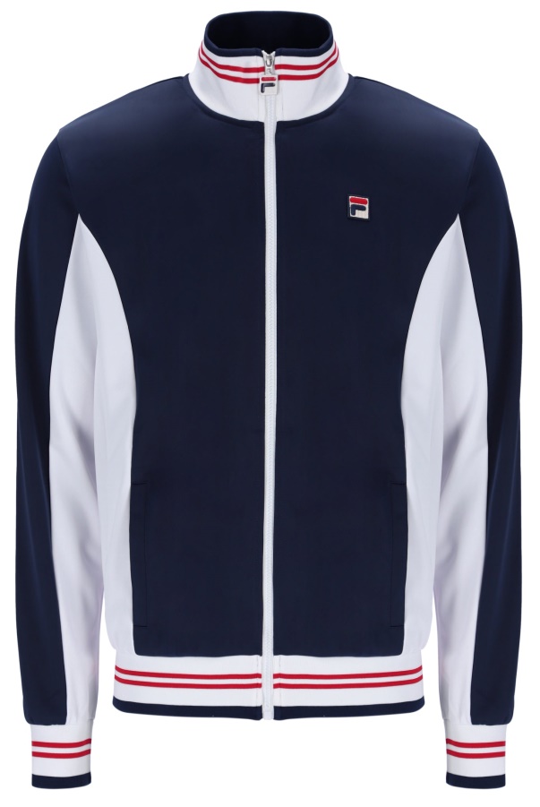 Manne Settanta Inspired Fashion Zip Top Fila
