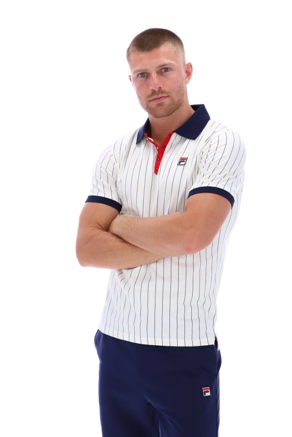 BB1 Fila Classic Vintage Striped Polo