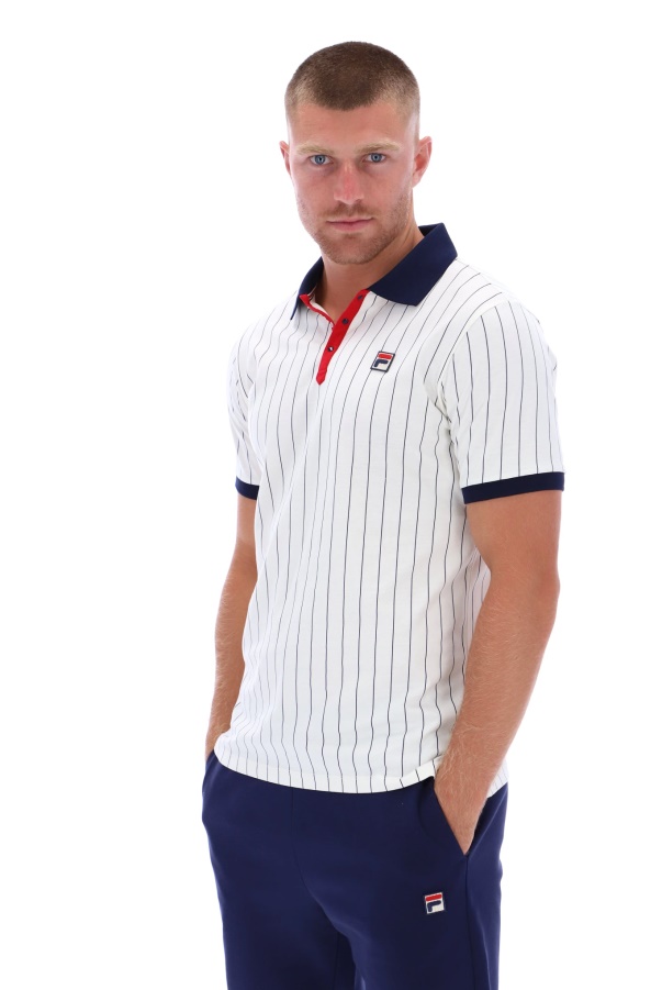 BB1 Fila Classic Vintage Striped Polo