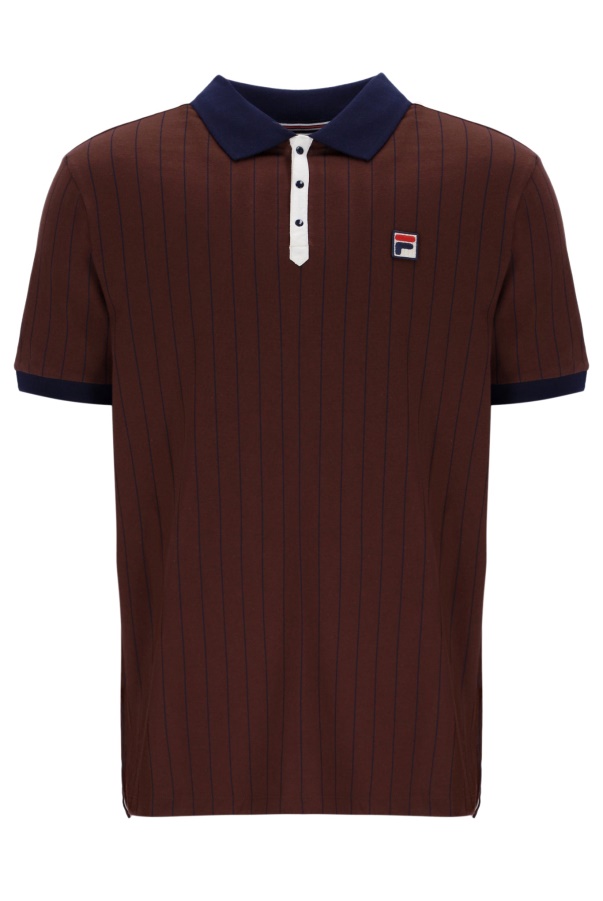 Fila BB1 Classic Vintage Striped Fashion Polo