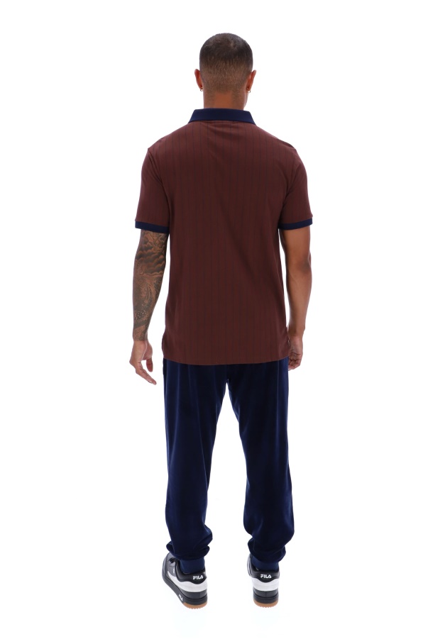 Fila BB1 Classic Vintage Striped Fashion Polo