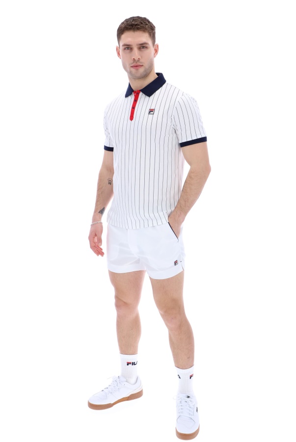 BB1 Classic Vintage Fashion Fila Striped Polo