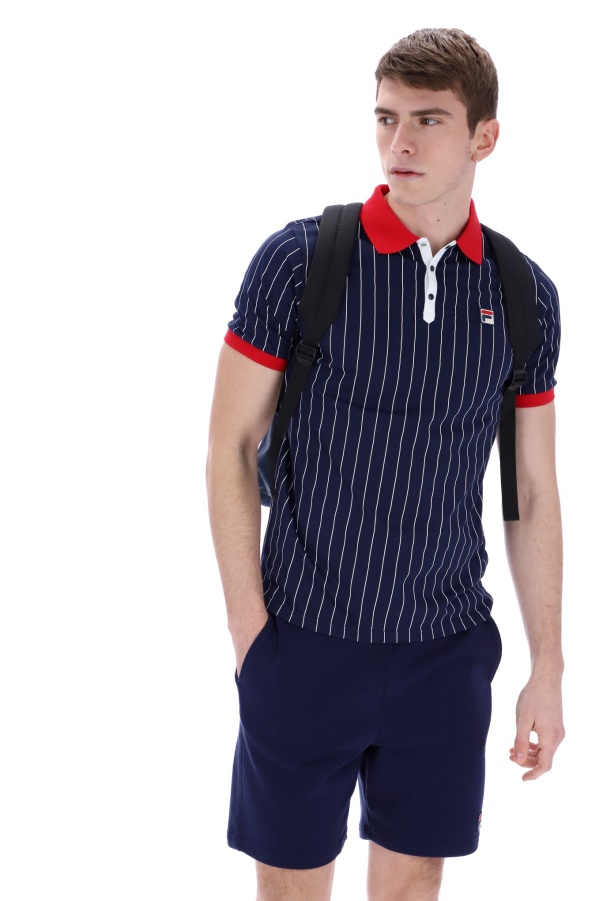 Fila Fashion BB1 Classic Vintage Striped Polo