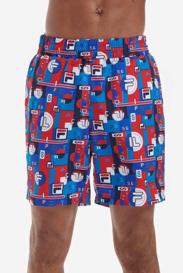 Fila Kaeo Archive Aop Swim Shorts