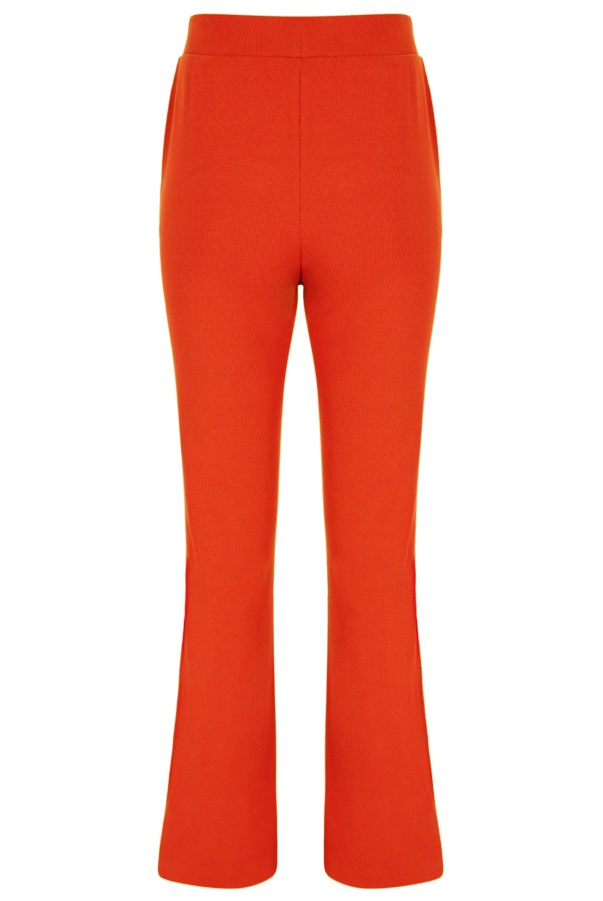 Luna Womens Thick Rib Flared Trouser Fila