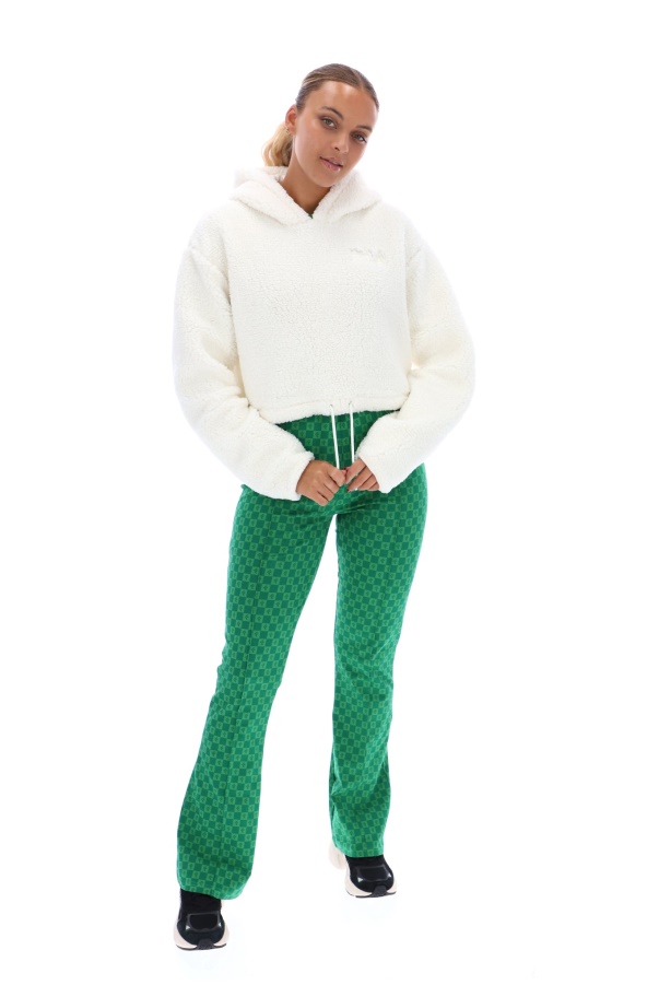 Fila Abbey Cropped Fleece Hoodie