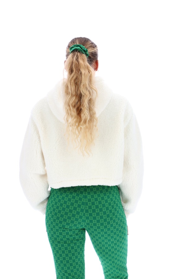 Fila Abbey Cropped Fleece Hoodie