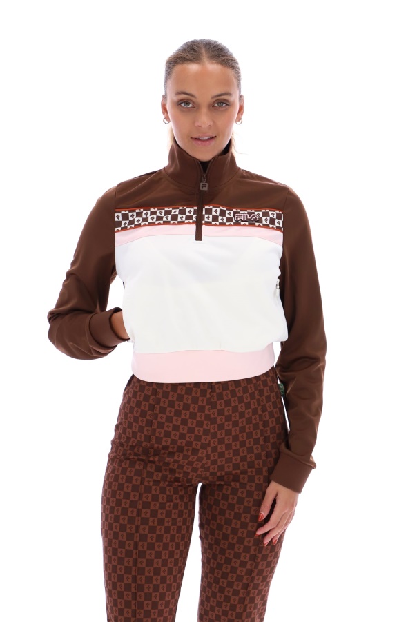 Fila Laura 1/4 Zip Print Track Top