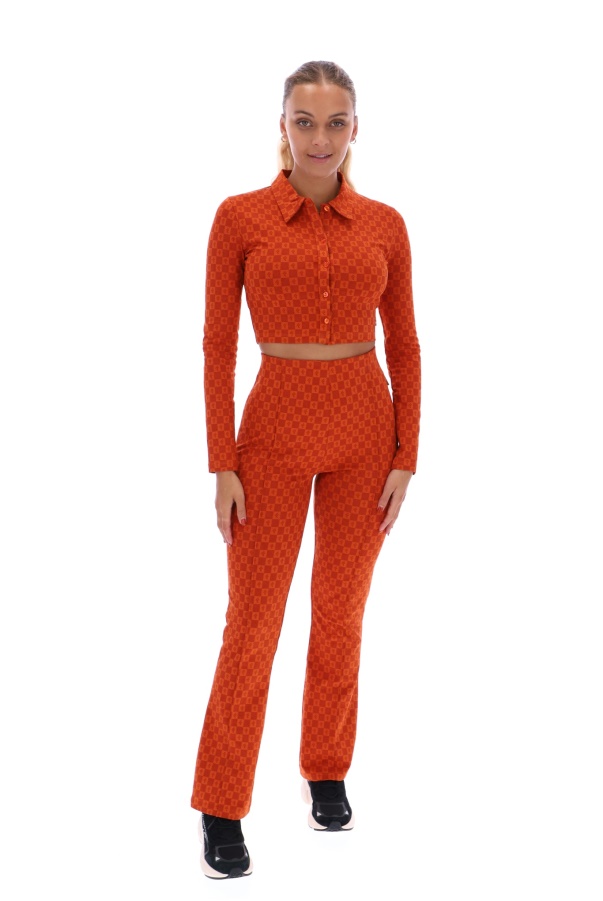 Dawn Cropped Polo Shirt Fila