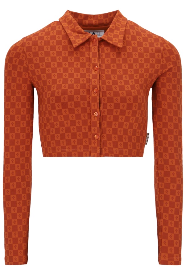 Dawn Cropped Polo Shirt Fila