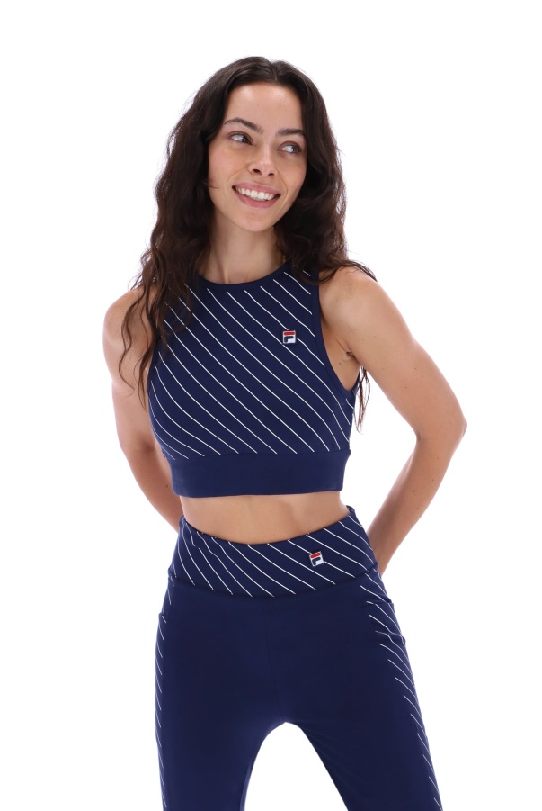 Fila Karla Pin Striped Bra Top
