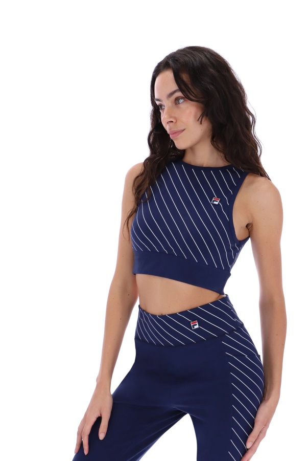 Fila Karla Pin Striped Bra Top