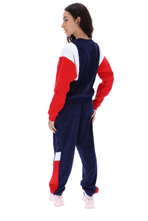 Lucy Velour Crew Sweatshirt Fila