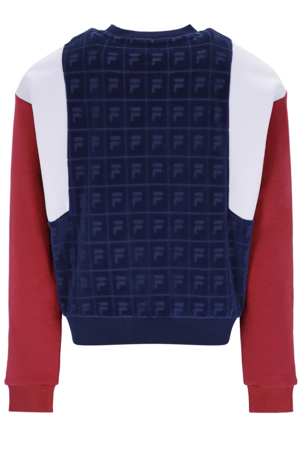 Lucy Velour Crew Sweatshirt Fila